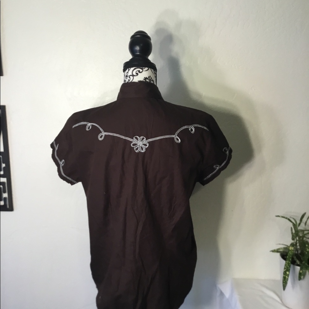 Adobe Rose Button Down - Picture 3 of 4